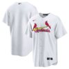 Men's Cardinals Nike White Home Team Jersey - LouisCardinals21052412