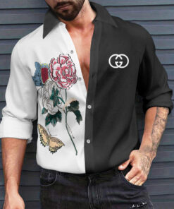 Hot Brand Luxury Long-Sleeved Button shirt 2024 HD4338