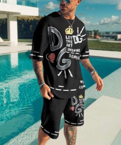 Hot Brand Luxury Combo T-Shirt – Short 2024 HD4452